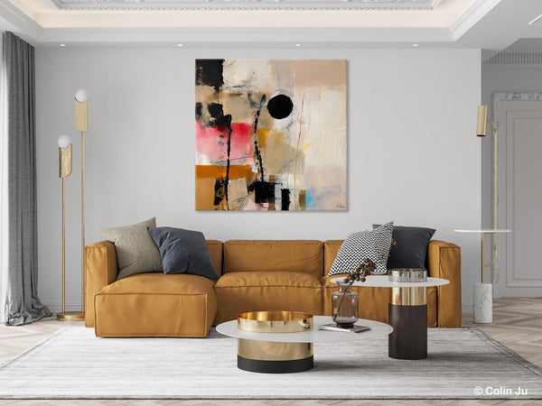 Modern Canvas Art Paintings, Abstract Wall Art for Bedroom, Original Modern Acrylic Artwork, Extra Large Abstract Paintings for Dining Room-artworkcanvas
