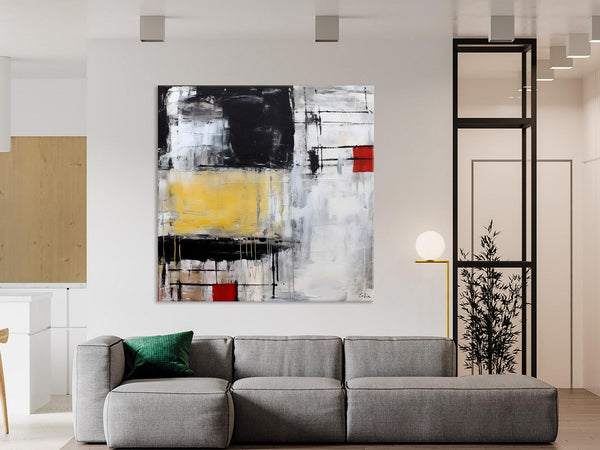 Original Modern Acrylic Artwork, Extra Large Abstract Paintings for Dining Room, Modern Canvas Art Paintings, Abstract Wall Art for Bedroom-artworkcanvas