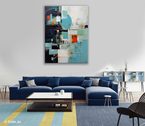 Contemporary Acrylic Painting on Canvas, Large Wall Art Painting for Bedroom, Original Canvas Art, Oversized Modern Abstract Wall Paintings-artworkcanvas