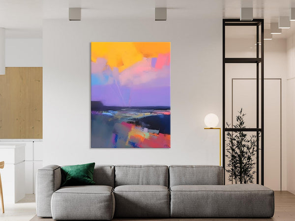 Abstract Landscape Artwork, Contemporary Wall Art Paintings, Extra Large Original Art, Landscape Painting on Canvas, Hand Painted Canvas Art-artworkcanvas