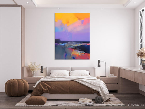 Abstract Landscape Artwork, Contemporary Wall Art Paintings, Extra Large Original Art, Landscape Painting on Canvas, Hand Painted Canvas Art-artworkcanvas