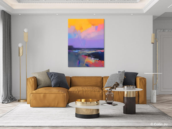 Abstract Landscape Artwork, Contemporary Wall Art Paintings, Extra Large Original Art, Landscape Painting on Canvas, Hand Painted Canvas Art-artworkcanvas