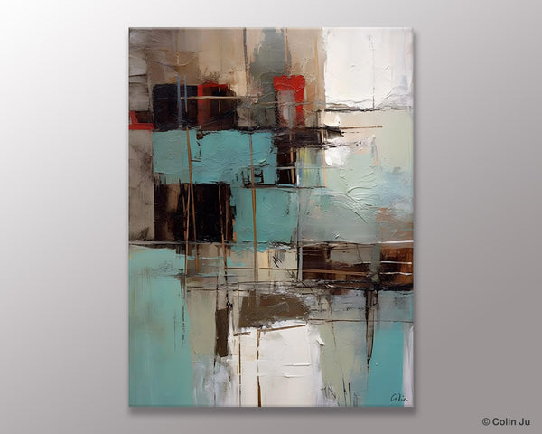 Original Canvas Art, Contemporary Acrylic Painting on Canvas, Large Wall Art Painting for Bedroom, Oversized Modern Abstract Wall Paintings-artworkcanvas