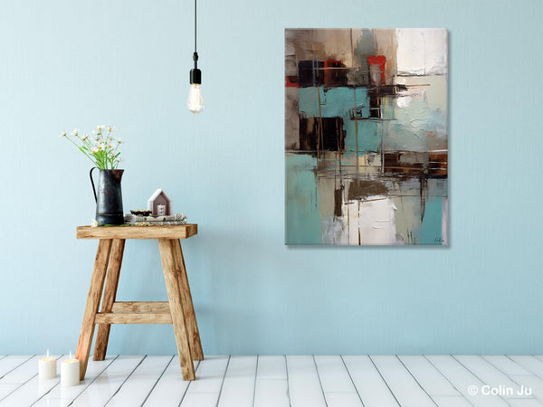 Original Canvas Art, Contemporary Acrylic Painting on Canvas, Large Wall Art Painting for Bedroom, Oversized Modern Abstract Wall Paintings-artworkcanvas