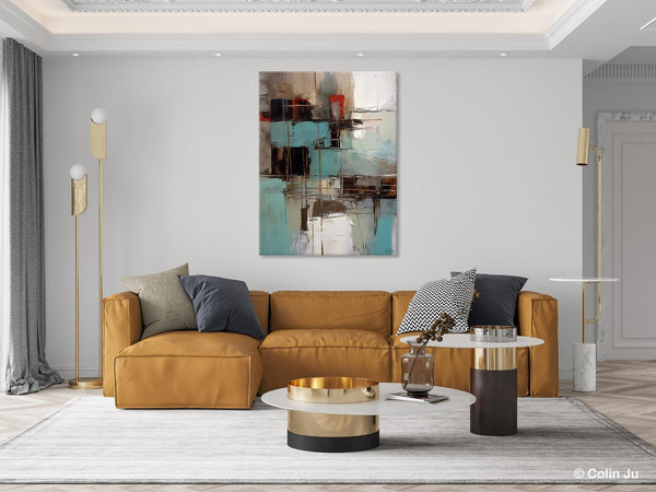 Original Canvas Art, Contemporary Acrylic Painting on Canvas, Large Wall Art Painting for Bedroom, Oversized Modern Abstract Wall Paintings-artworkcanvas