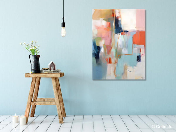 Large Wall Art Painting for Bedroom, Oversized Abstract Wall Art Paintings, Original Modern Artwork, Contemporary Acrylic Painting on Canvas-artworkcanvas