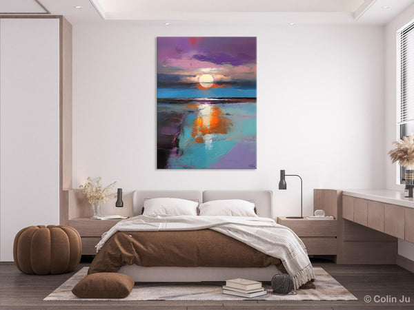 Original Landscape Painting on Canvas, Hand Painted Canvas Art, Abstract Landscape Artwork, Contemporary Wall Art Paintings, Huge Canvas Art-artworkcanvas