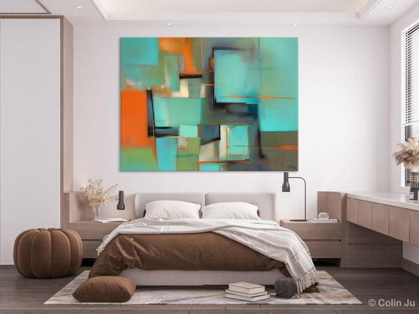 Large Canvas Art Painting for Bedroom, Huge Modern Abstract Paintings, Hand Painted Original Canvas Wall Art, Contemporary Acrylic Paintings-artworkcanvas