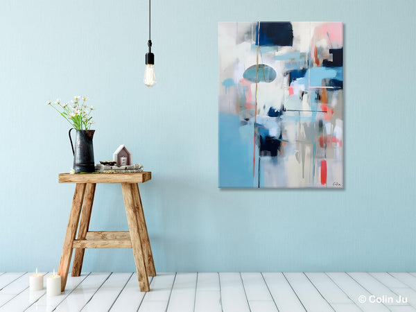 Large Wall Paintings for Bedroom, Contemporary Abstract Paintings on Canvas, Oversized Abstract Wall Art Paintings, Original Abstract Art-artworkcanvas