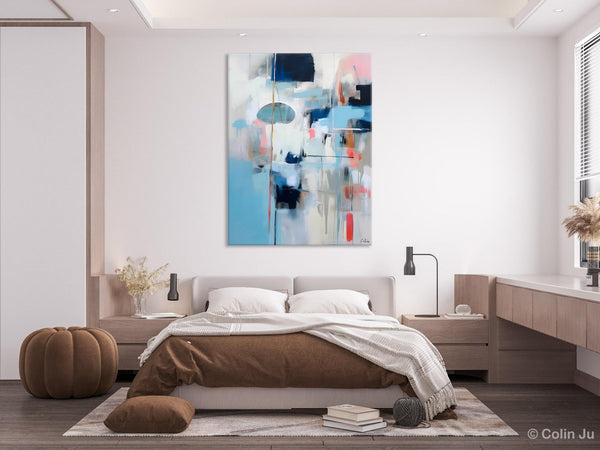 Large Wall Paintings for Bedroom, Contemporary Abstract Paintings on Canvas, Oversized Abstract Wall Art Paintings, Original Abstract Art-artworkcanvas