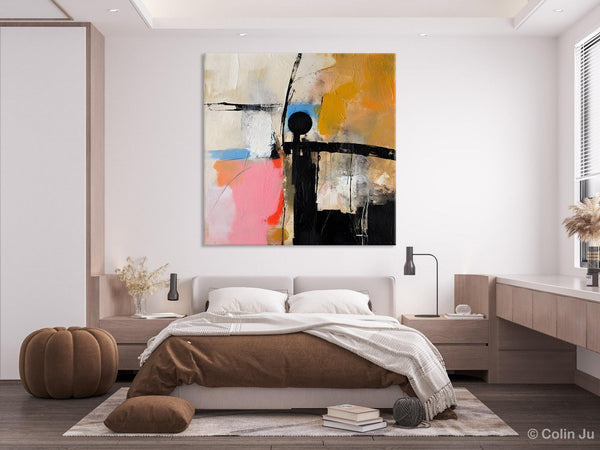 Extra Large Abstract Paintings for Bedroom, Original Modern Acrylic Wall Art, Modern Canvas Art Paintings, Abstract Wall Art for Dining Room-artworkcanvas