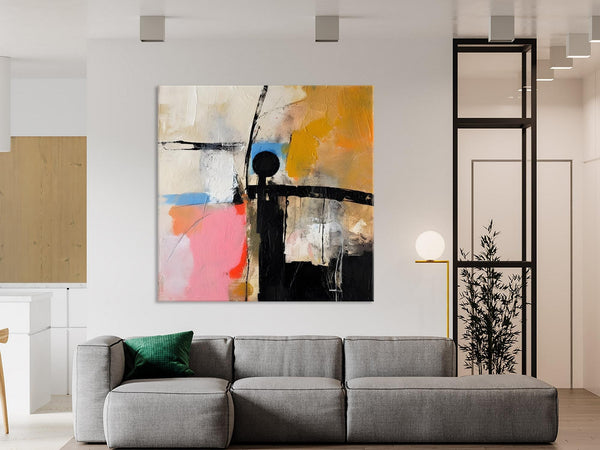Extra Large Abstract Paintings for Bedroom, Original Modern Acrylic Wall Art, Modern Canvas Art Paintings, Abstract Wall Art for Dining Room-artworkcanvas