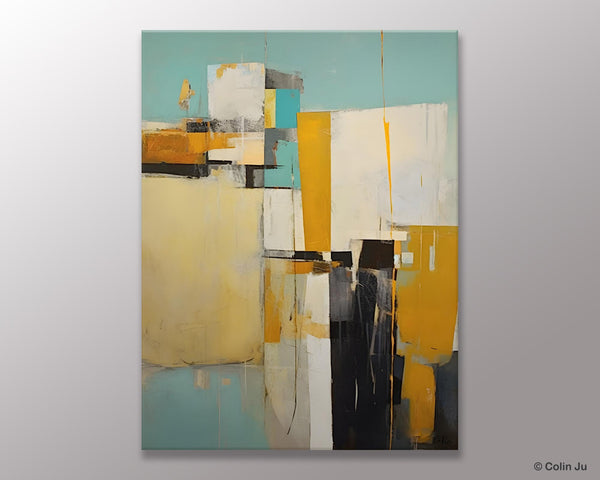 Oversized Abstract Wall Art Paintings, Original Modern Artwork, Large Wall Art Painting for Bedroom, Contemporary Acrylic Painting on Canvas-artworkcanvas
