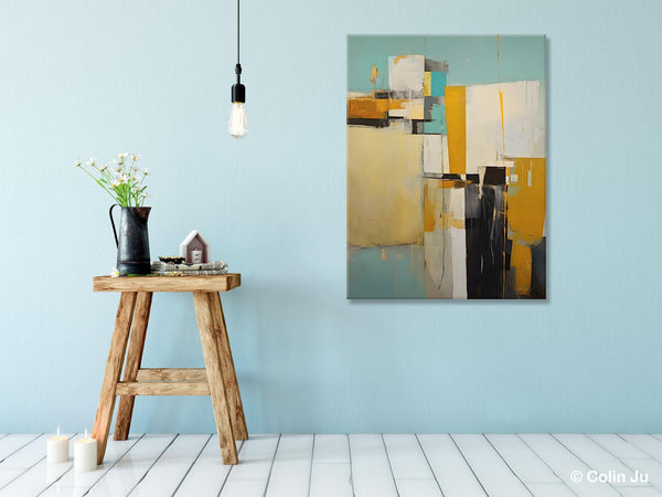 Oversized Abstract Wall Art Paintings, Original Modern Artwork, Large Wall Art Painting for Bedroom, Contemporary Acrylic Painting on Canvas-artworkcanvas