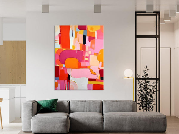 Large Modern Canvas Artwork, Original Wall Art Paintings, Large Paintings for Bedroom, Hand Painted Canvas Art, Acrylic Painting on Canvas-artworkcanvas