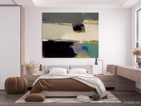 Abstract Landscape Paintings, Modern Wall Art for Living Room, Landscape Acrylic Paintings, Original Abstract Abstract Painting on Canvas-artworkcanvas