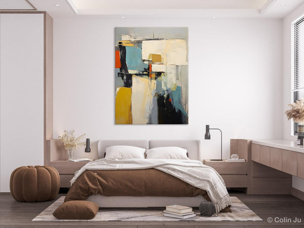 Large Modern Canvas Paintings, Heavy Texture Paintings, Large Original Wall Art Painting for Bedroom, Acrylic Paintings on Canvas-artworkcanvas