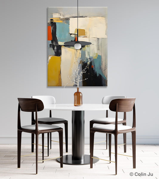 Large Modern Canvas Paintings, Heavy Texture Paintings, Large Original Wall Art Painting for Bedroom, Acrylic Paintings on Canvas-artworkcanvas