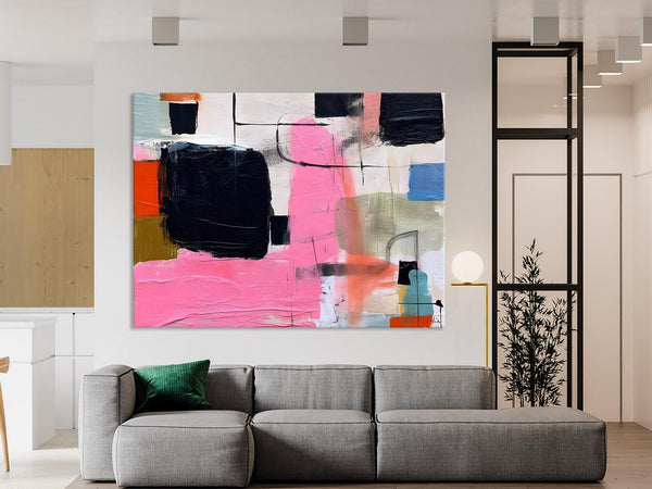 Contemporary Painting on Canvas, Extra Large Wall Art Paintings, Simple Canvas Art, Original Canvas Art for sale, Simple Abstract Paintings-artworkcanvas