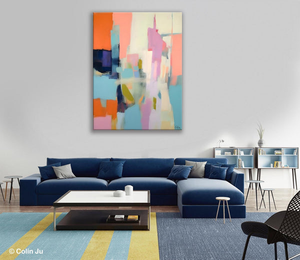 Large Modern Canvas Art for Bedroom, Original Wall Art Paintings, Large Paintings for Sale, Hand Painted Canvas Art, Acrylic Art on Canvas-artworkcanvas
