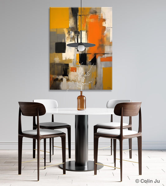 Oversized Abstract Art Paintings, Original Canvas Artwork, Large Wall Art Painting for Dining Room, Contemporary Acrylic Painting on Canvas-artworkcanvas