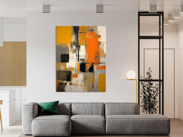 Oversized Abstract Art Paintings, Original Canvas Artwork, Large Wall Art Painting for Dining Room, Contemporary Acrylic Painting on Canvas-artworkcanvas