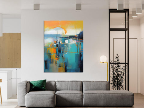 Extra Large Modern Canvas Art for Bedroom, Original Art Paintings, Large Paintings for Sale, Hand Painted Canvas Art, Acrylic Art on Canvas-artworkcanvas