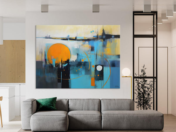 Oversized Canvas Wall Art Paintings, Original Modern Artwork, Large Abstract Painting for Bedroom, Contemporary Acrylic Painting on Canvas-artworkcanvas