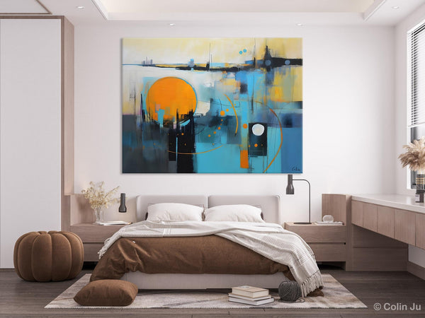 Oversized Canvas Wall Art Paintings, Original Modern Artwork, Large Abstract Painting for Bedroom, Contemporary Acrylic Painting on Canvas-artworkcanvas