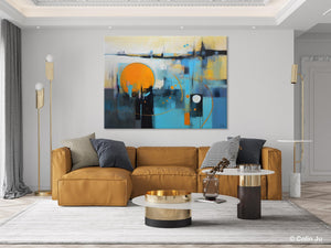 Oversized Canvas Wall Art Paintings, Original Modern Artwork, Large Abstract Painting for Bedroom, Contemporary Acrylic Painting on Canvas-artworkcanvas