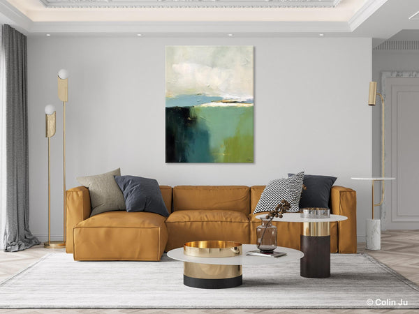 Simple Modern Wall Art, Oversized Contemporary Acrylic Paintings, Original Abstract Paintings, Extra Large Canvas Painting for Living Room-artworkcanvas