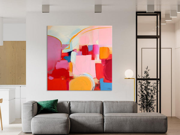 Large Abstract Art for Bedroom, Original Abstract Wall Art, Modern Canvas Paintings, Simple Modern Acrylic Artwork, Contemporary Canvas Art-artworkcanvas