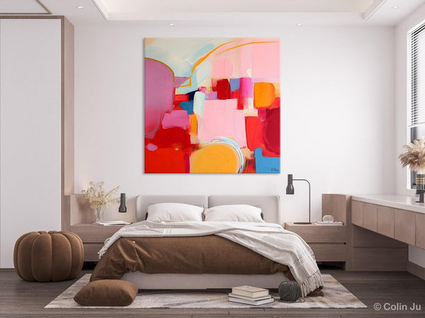 Large Abstract Art for Bedroom, Original Abstract Wall Art, Modern Canvas Paintings, Simple Modern Acrylic Artwork, Contemporary Canvas Art-artworkcanvas