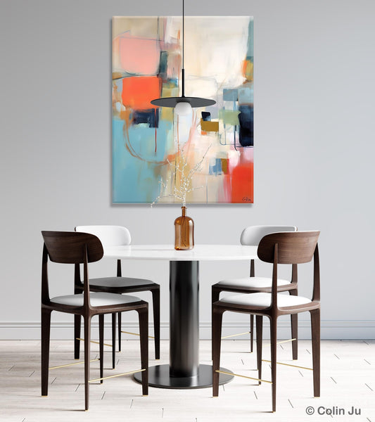 Large Wall Paintings for Bedroom, Original Abstract Art, Contemporary Abstract Paintings on Canvas, Oversized Abstract Wall Art Paintings-artworkcanvas