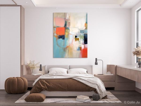 Large Wall Paintings for Bedroom, Original Abstract Art, Contemporary Abstract Paintings on Canvas, Oversized Abstract Wall Art Paintings-artworkcanvas
