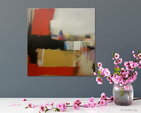 Modern Original Abstract Art, Canvas Paintings for Sale, Large Wall Art for Bedroom, Geometric Modern Acrylic Art, Contemporary Canvas Art-artworkcanvas