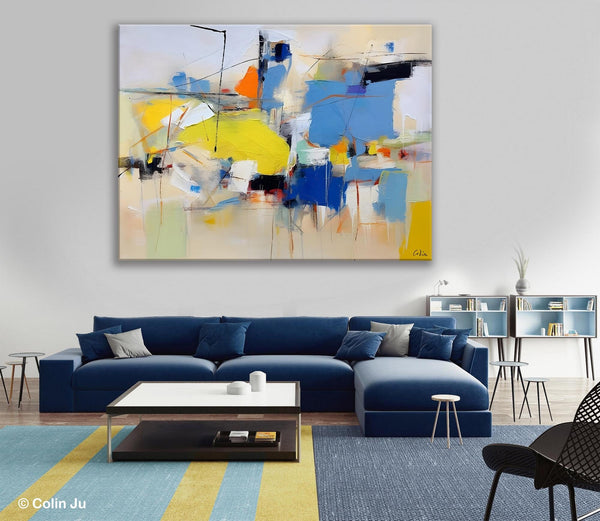 Large Canvas Art for Sale, Original Abstract Art Paintings, Hand Painted Canvas Art, Acrylic Painting on Canvas, Large Painting for Bedroom-artworkcanvas