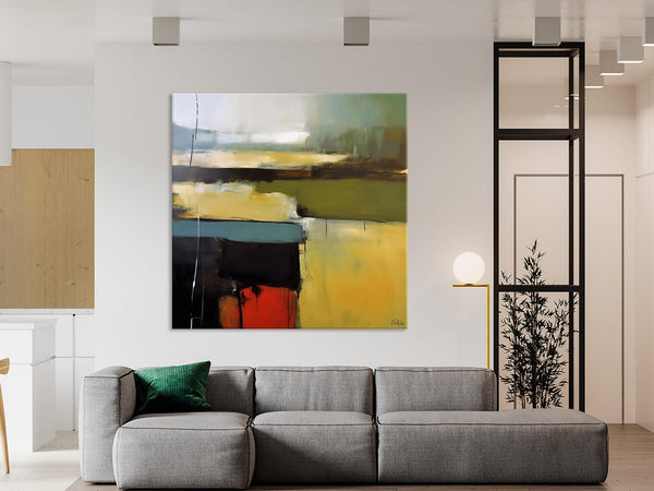 Large Abstract Painting for Bedroom, Original Modern Wall Art Paintings, Modern Acrylic Paintings, Huge Contemporary Canvas Paintings-artworkcanvas