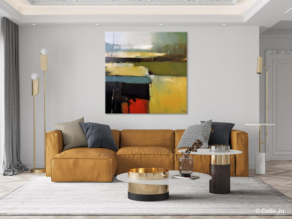 Large Abstract Painting for Bedroom, Original Modern Wall Art Paintings, Modern Acrylic Paintings, Huge Contemporary Canvas Paintings-artworkcanvas