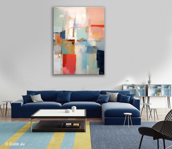 Contemporary Acrylic Painting on Canvas, Large Wall Art Painting for Living Room, Original Canvas Art, Modern Abstract Wall Paintings-artworkcanvas