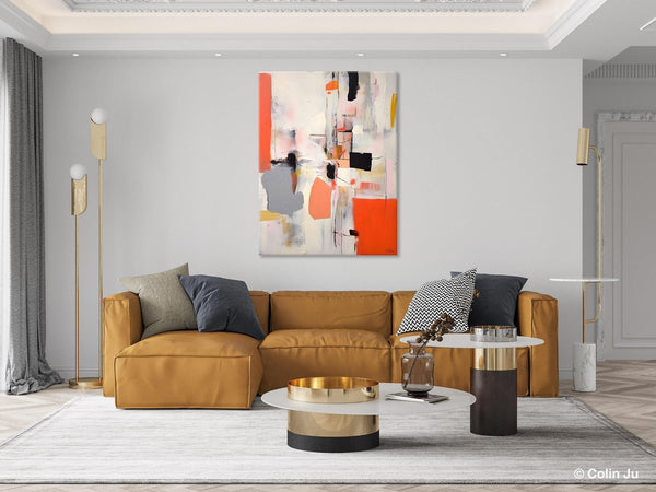 Acrylic Painting on Canvas, Contemporary Painting, Canvas Paintings for Dining Room, Extra Large Modern Wall Art, Original Abstract Painting-artworkcanvas