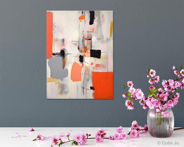 Acrylic Painting on Canvas, Contemporary Painting, Canvas Paintings for Dining Room, Extra Large Modern Wall Art, Original Abstract Painting-artworkcanvas