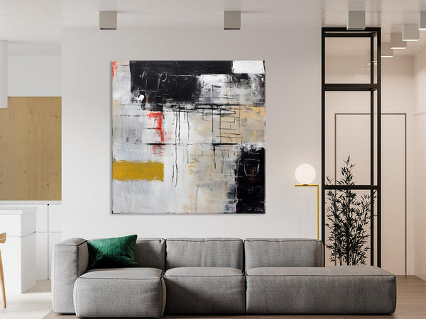 Large Abstract Art for Bedroom, Original Abstract Wall Art, Simple Modern Acrylic Artwork, Modern Canvas Paintings, Contemporary Canvas Art-artworkcanvas