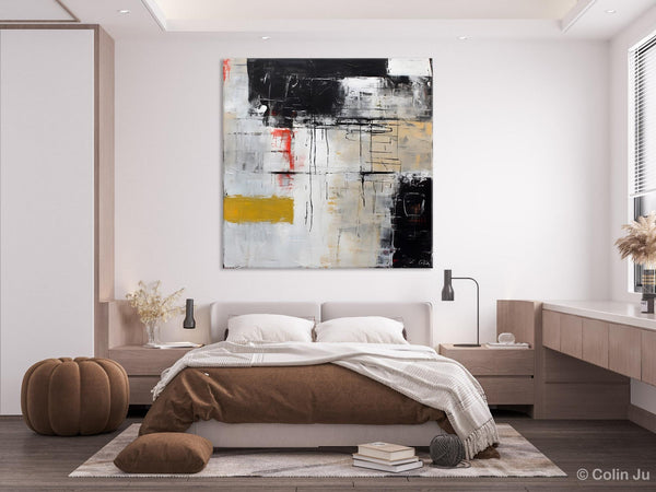Large Abstract Art for Bedroom, Original Abstract Wall Art, Simple Modern Acrylic Artwork, Modern Canvas Paintings, Contemporary Canvas Art-artworkcanvas