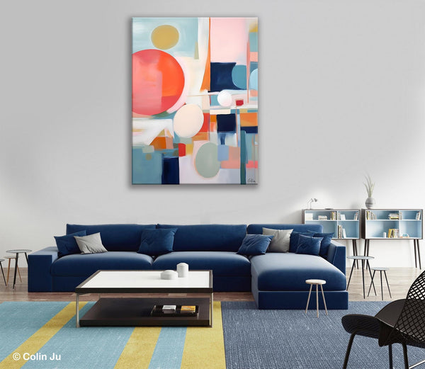 Large Contemporary Wall Art, Acrylic Painting on Canvas, Extra Large Paintings for Dining Room, Modern Paintings, Original Abstract Painting-artworkcanvas