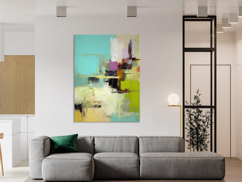 Contemporary Wall Art Paintings, Extra Large Original Art, Abstract Landscape Artwork, Landscape Painting on Canvas, Hand Painted Canvas Art-artworkcanvas