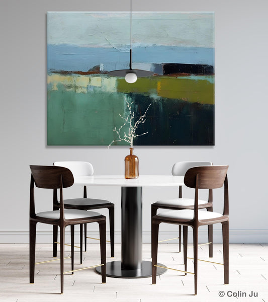 Landscape Acrylic Paintings, Landscape Abstract Painting, Modern Wall Art for Living Room, Original Abstract Art, Acrylic Painting on Canvas-artworkcanvas