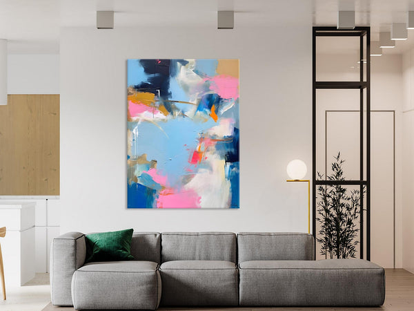 Large Modern Canvas Wall Paintings, Original Abstract Art, Large Wall Art Painting for Living Room, Contemporary Acrylic Painting on Canvas-artworkcanvas