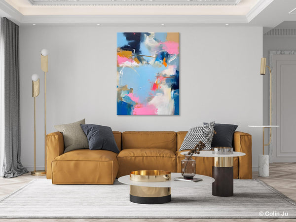 Large Modern Canvas Wall Paintings, Original Abstract Art, Large Wall Art Painting for Living Room, Contemporary Acrylic Painting on Canvas-artworkcanvas