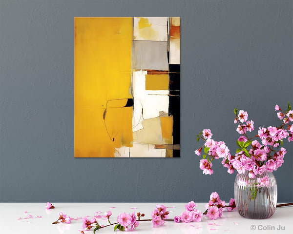 Original Canvas Artwork, Large Wall Art Painting for Dining Room, Oversized Abstract Art Paintings, Contemporary Acrylic Painting on Canvas-artworkcanvas